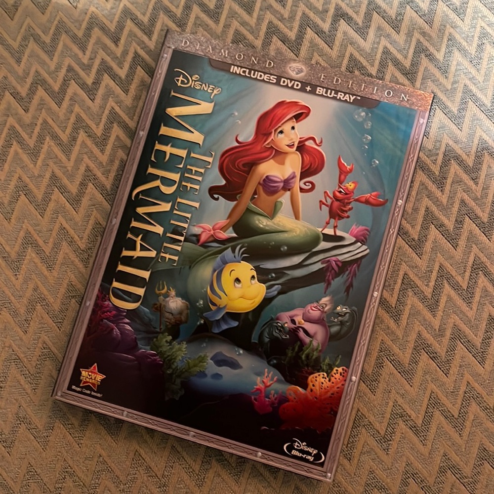 Disney’s The Little Mermaid DVD +BLU-RAY